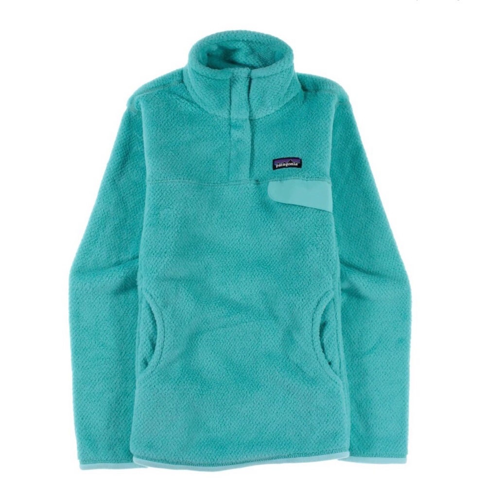 Patagonia Re-Tool Snap-T Fleece Pullover - Teal Women's Medium